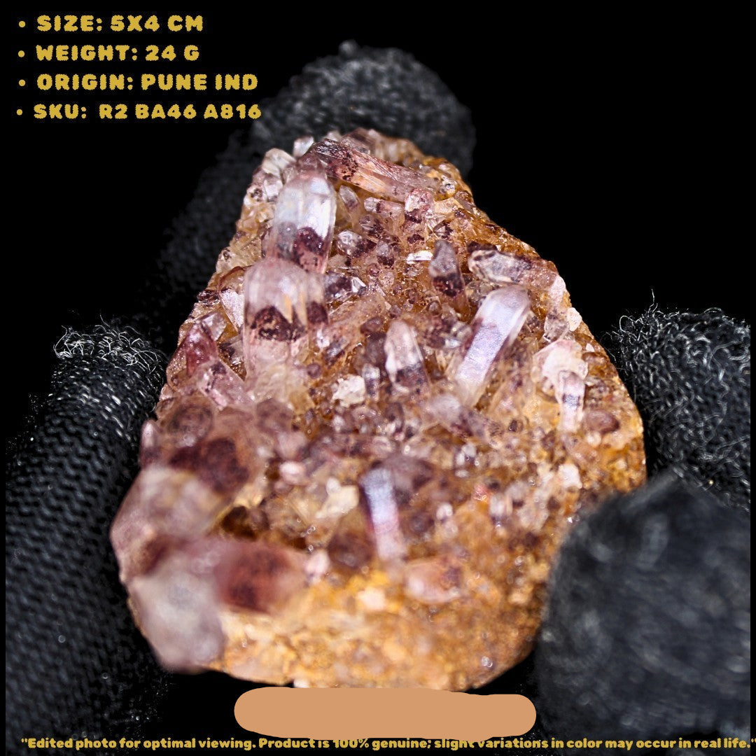 Phantom Clear Quartz 24g 5x4 cm Mini Natural Crystal