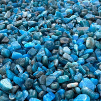Grade A++ Apatite Semi Tumbled Gemstone Mini Chips 4 - 8 mm, Wholesale Bulk Lot