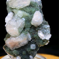 Rare Multi-Color Chalcedony on Heulandite Mineral Specimen 120g India