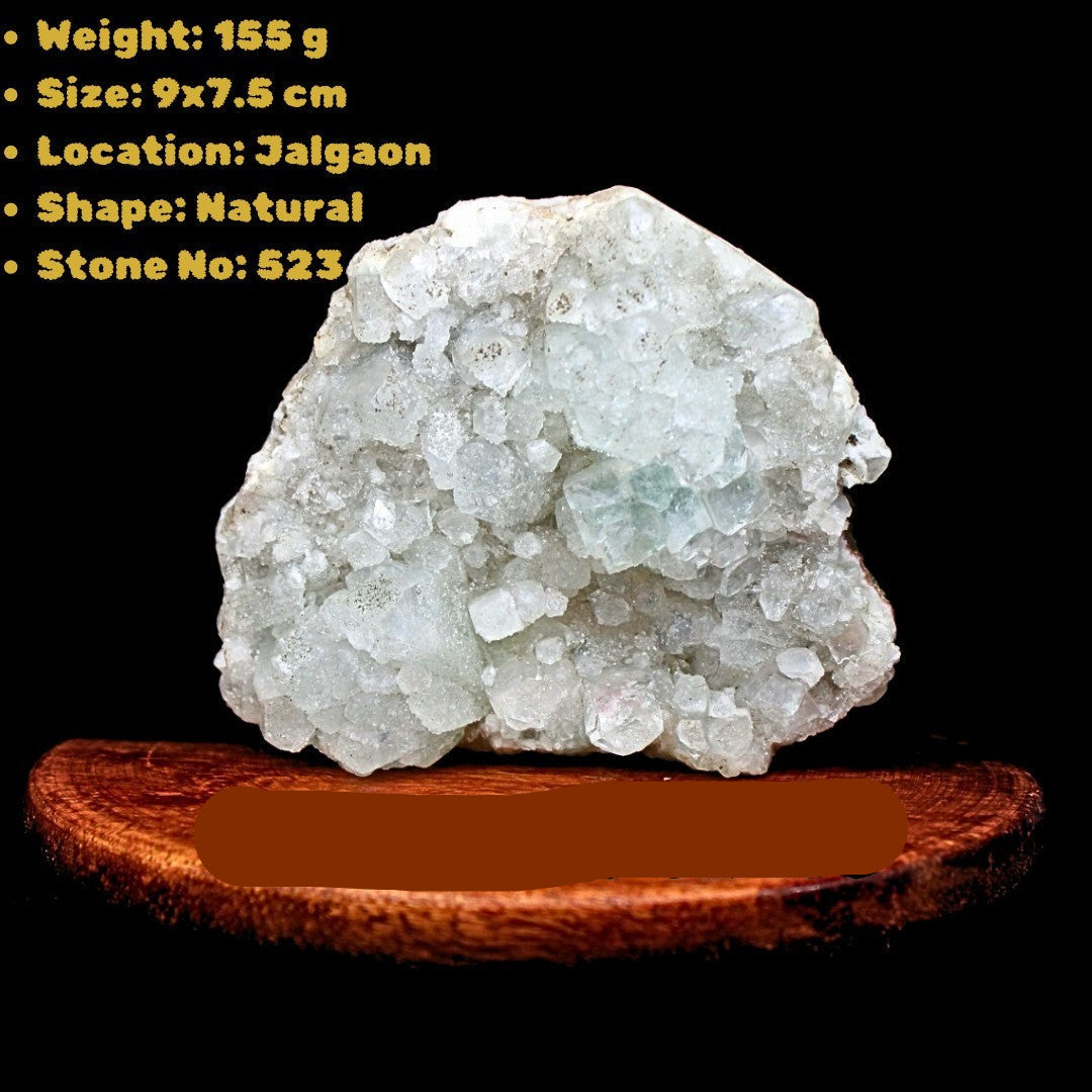 Green Apophyllite & Heulandite 185g Reiki Crystal for Heart Chakra Healing