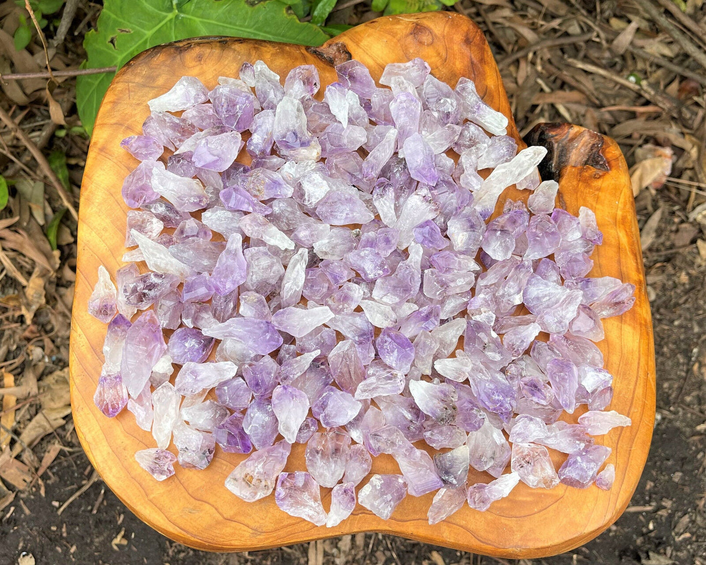 1/4 lb Bulk Lot Purple Amethyst Quartz Points & Raw Crystal Pieces – 4 oz