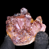 Phantom Clear Quartz Cluster 158g 6x6 cm Rare Growth Mineral from India