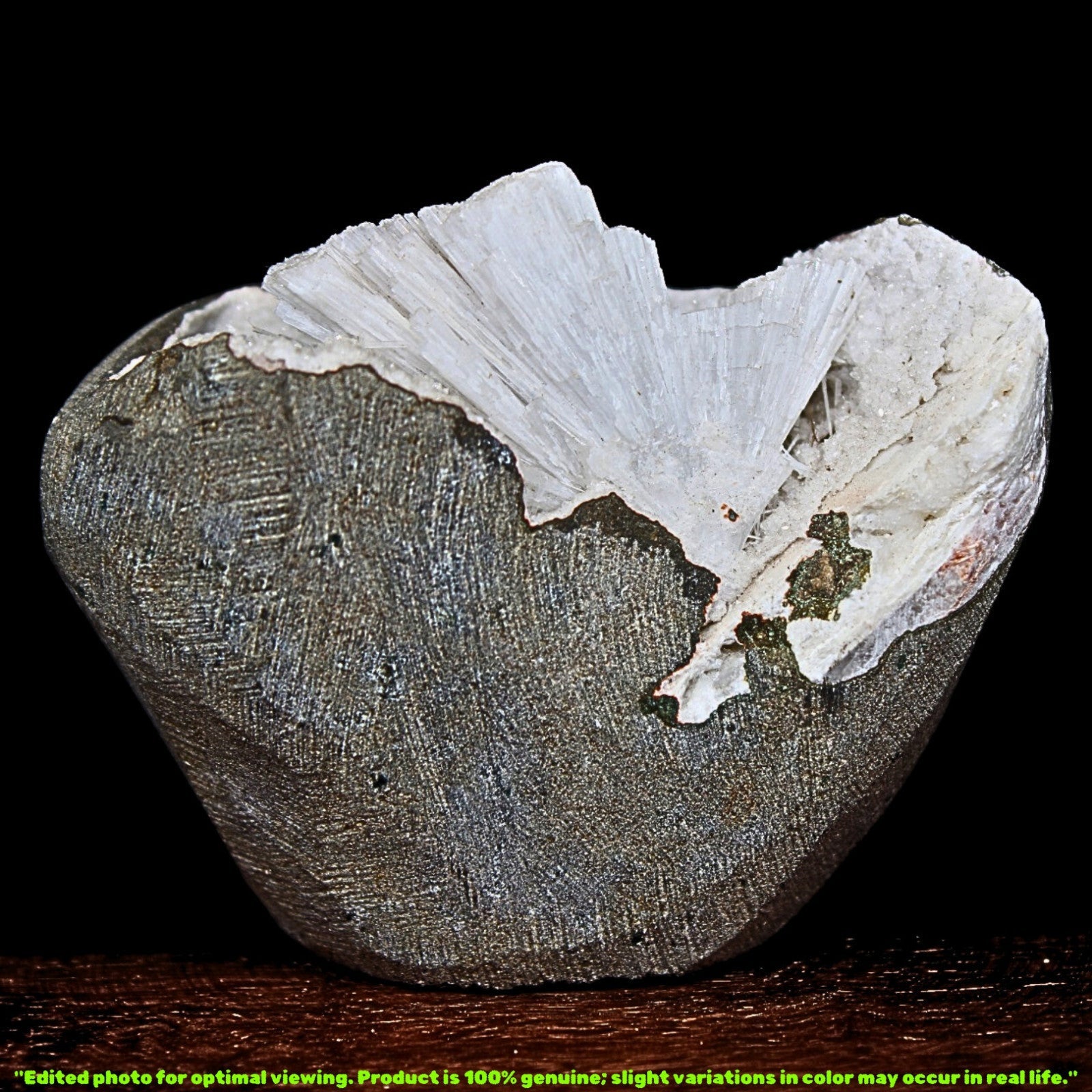 Scolecite Geode 176g Natural Radiating Needle Crystal Healing Stone India