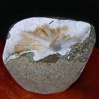 158g Natural Scolecite Geode Mineral 6x5cm High Vibration Healing Crystal Stone
