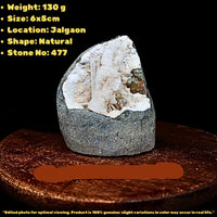 130g Scolecite Geode Natural Crystal Cluster Mineral Specimen 6x5cm India