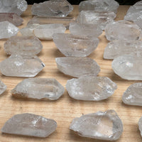 Natural Clear Quartz Crystal Points 1 to 3 Inches, Wholesale Bulk Lot