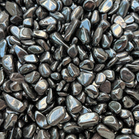 Grade A++ Hematite Semi Tumbled Gemstone Large Chips 8-20 mm, Wholesale Bulk Lot