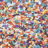 Assorted Semi Tumbled Gemstone Mini Chips 3-10 mm, Tiny, Mixed Chips Bulk Lot