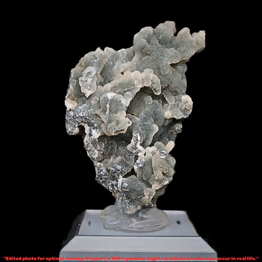 Rare Coral Chalcedony Cluster 130g Mineral Specimen Zeolite India