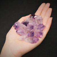 1/4 lb Bulk Lot Purple Amethyst Quartz Points & Raw Crystal Pieces – 4 oz