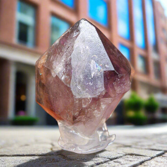 Rare Scepter Amethyst Crystal Cluster 56g 5x3.5cm Natural Mineral Specimen