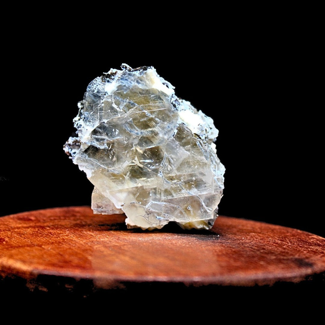 Calcite with Rainbow & Mordenite 60g | Healing Crystal Energy Stone India