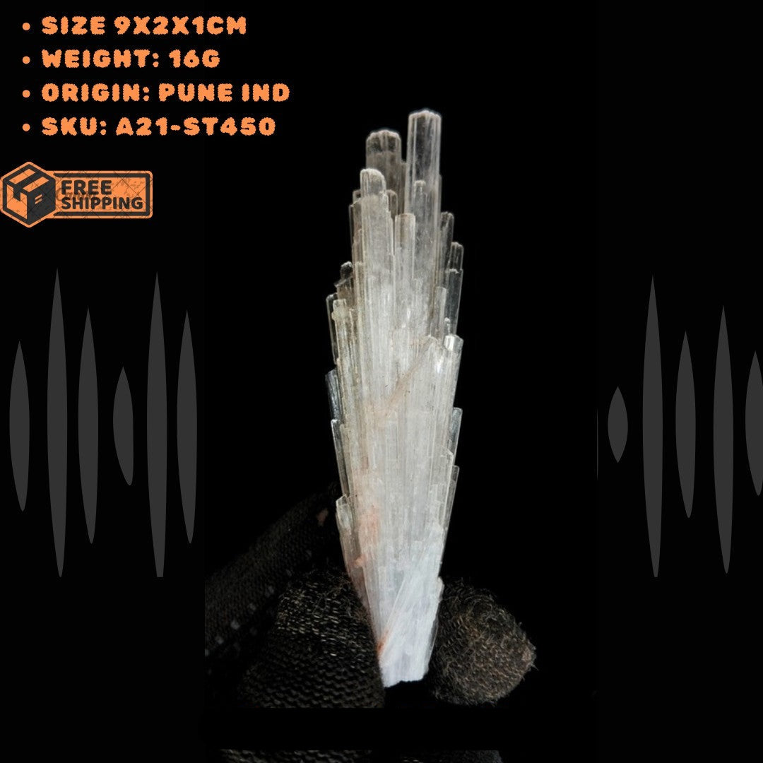 16g Scolecite Cluster Stone | Reiki Energy Crystal | Home Decor & Meditation