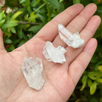 10 pcs Box Clear Quartz Clusters Collection, Grade A++ Raw Clear Quartz Geode
