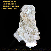 Himalayan Quartz Healing Cluster 140g 10x8 cm Natural Raw Crystal for Energy