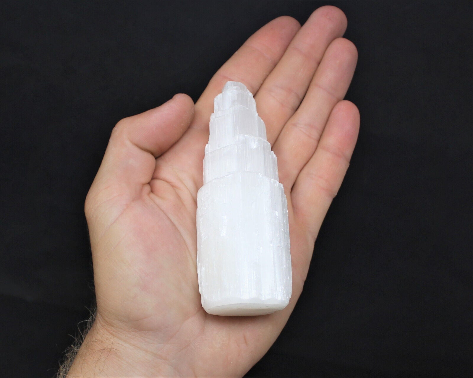 Selenite Crystal Towers 2.5, 4, 6 or 8" (Selenite Tower, Selenite Skyscraper)