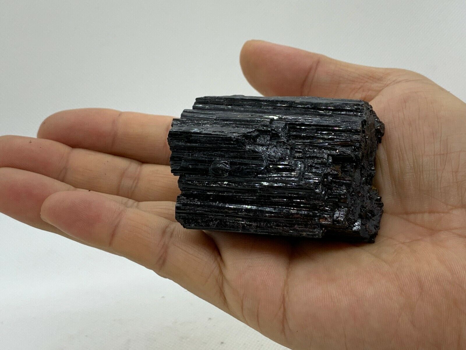 Extra Large Black Tourmaline Chunk / Rod / Log, Natural Rough Black Tourmaline