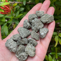 Grade A++ Small Rough Pyrite Stone, 0.5-1" Raw Pyrite Stone, Wholesale Bulk Lot