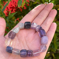 Wholesale Grade A++ Gemstone Nugget Bracelet, Choose from 18 Gemstone Types