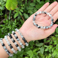 8 mm Bead Gemstone Bracelets: BUY 3 GET 1 FREE! (Stretch Crystal Bead Bracelets)