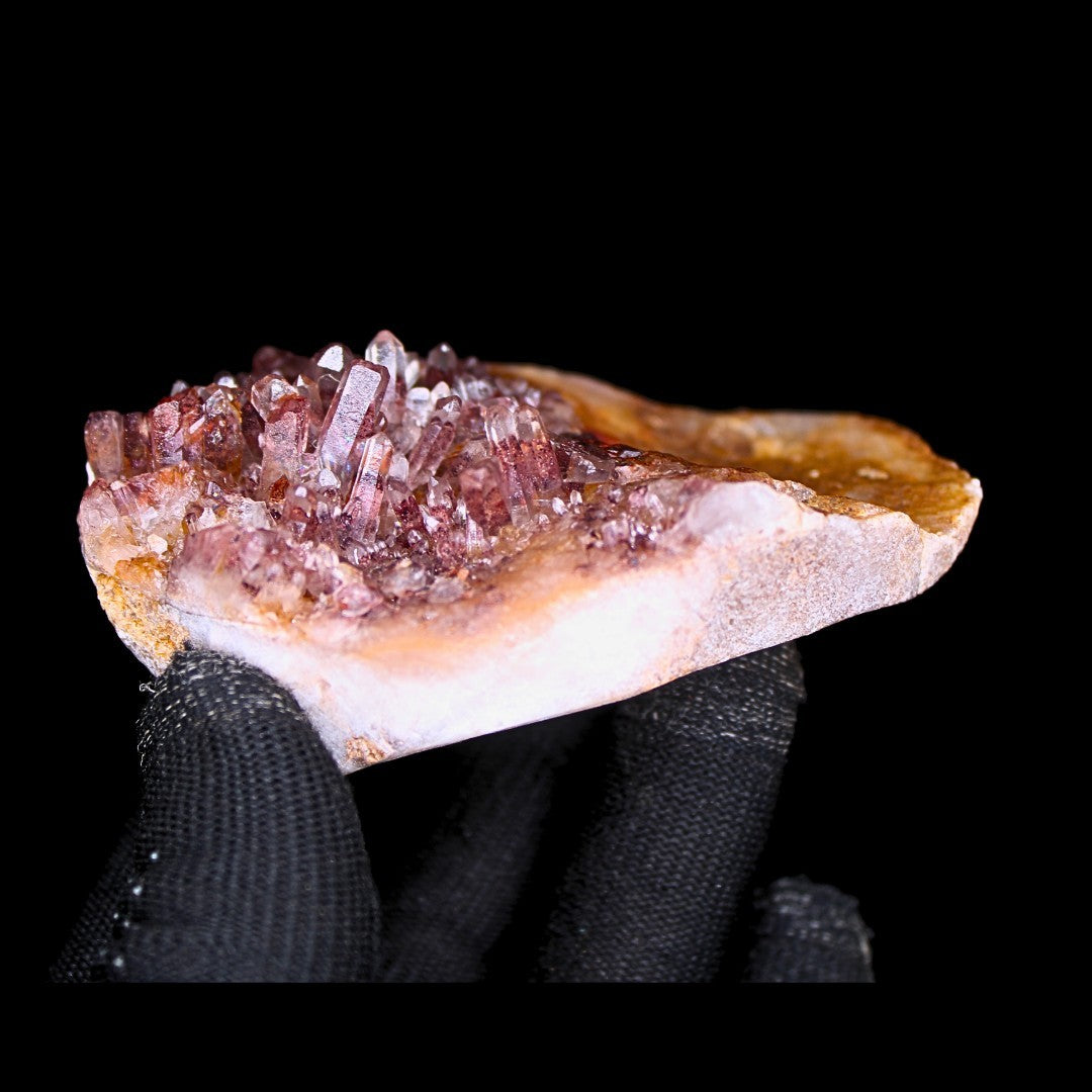 Phantom Quartz Crystal 208g 9x5 cm Natural Raw Cluster Mineral from India