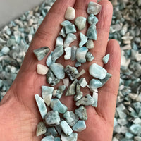 Grade A++ Semi Tumbled Gemstone Mini Chips 3 - 18 mm, Choose From 4 oz to 3 lbs