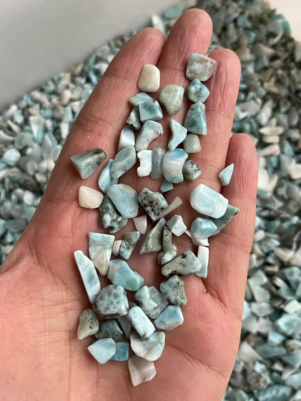 Grade A++ Semi Tumbled Gemstone Mini Chips 3 - 18 mm, Choose From 4 oz to 3 lbs
