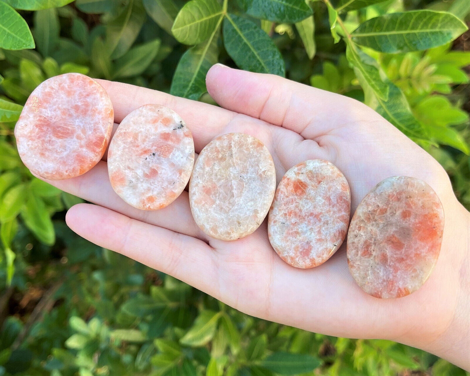 Natural Crystal Worry Stone: Choose Gemstone (Crystal Healing Pocket Stone)