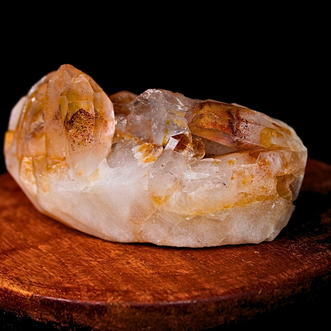 Phantom Quartz Healing Crystal 224g 9x5 cm – Rare Natural Cluster from India