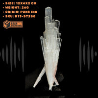 Natural Scolecite Spray Cluster 26g Zeolite Crystal Mineral from India