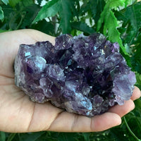 Deep Purple Amethyst Cluster From Uruguayan, Amethyst Geode, Raw Amethyst