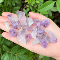 1/4 lb Bulk Lot Purple Amethyst Quartz Points & Raw Crystal Pieces – 4 oz