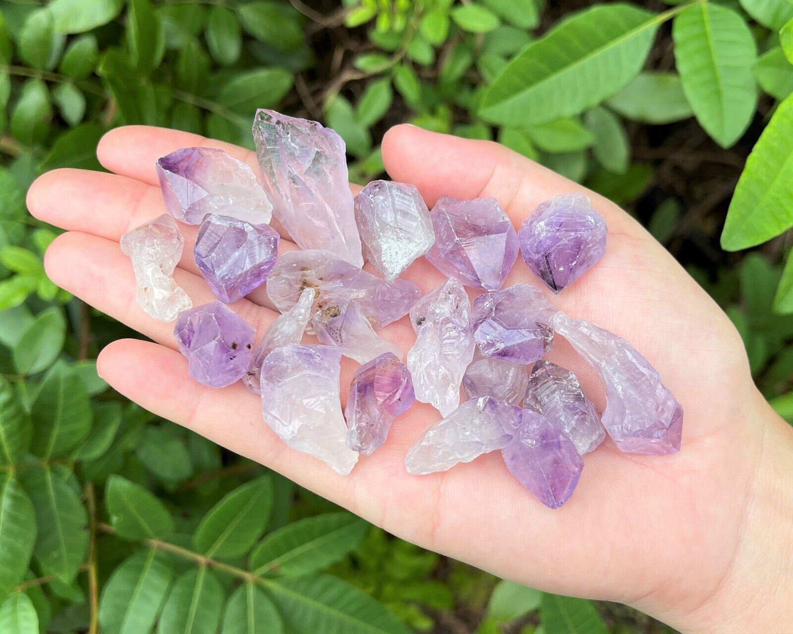 1/4 lb Bulk Lot Purple Amethyst Quartz Points & Raw Crystal Pieces – 4 oz