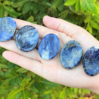 Natural Crystal Worry Stone: Choose Gemstone (Crystal Healing Pocket Stone)