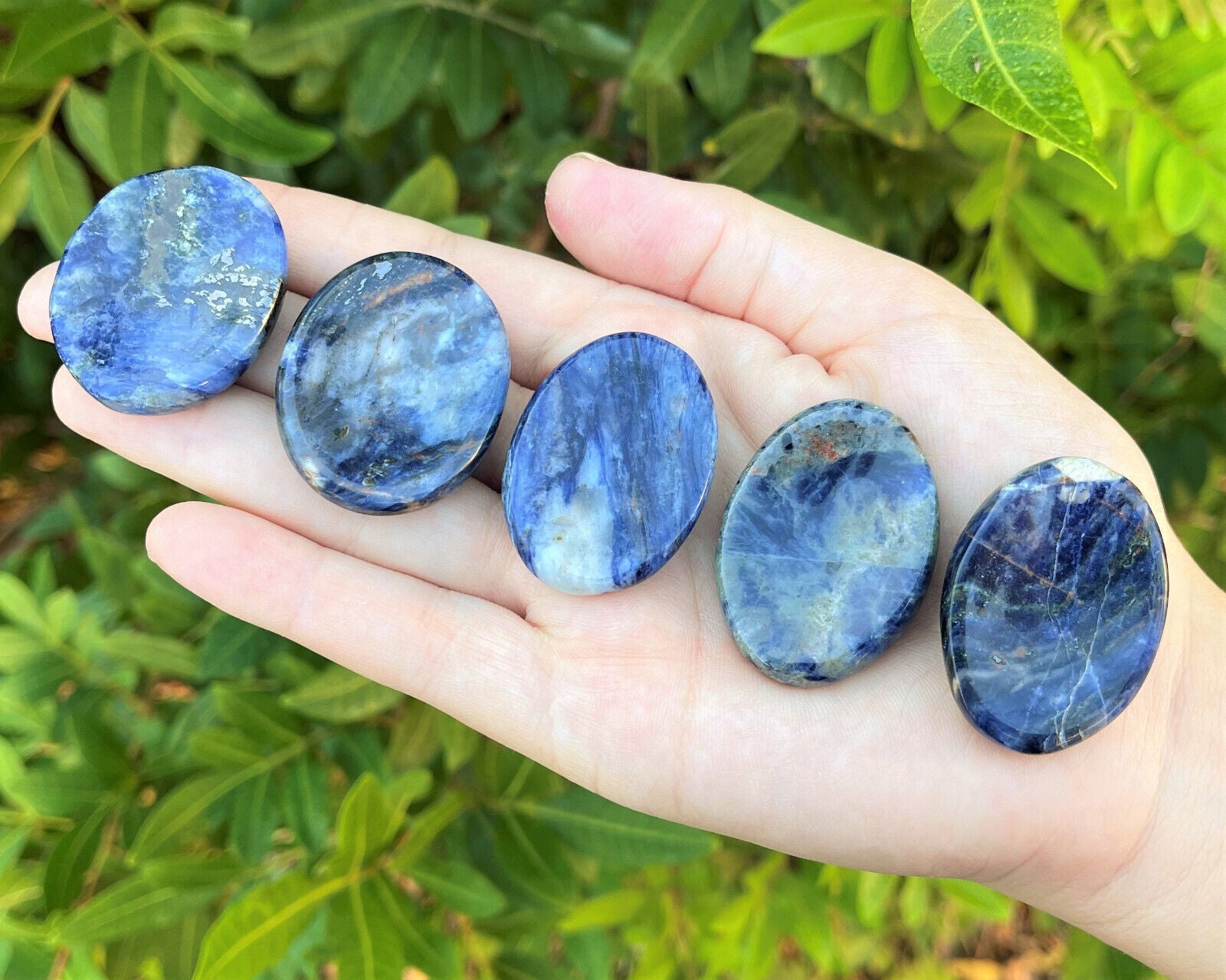 Natural Crystal Worry Stone: Choose Gemstone (Crystal Healing Pocket Stone)