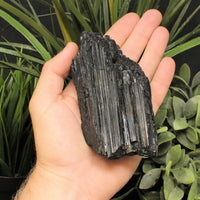 JUMBO Black Tourmaline Rods Premium Rough Natural Crystal Logs