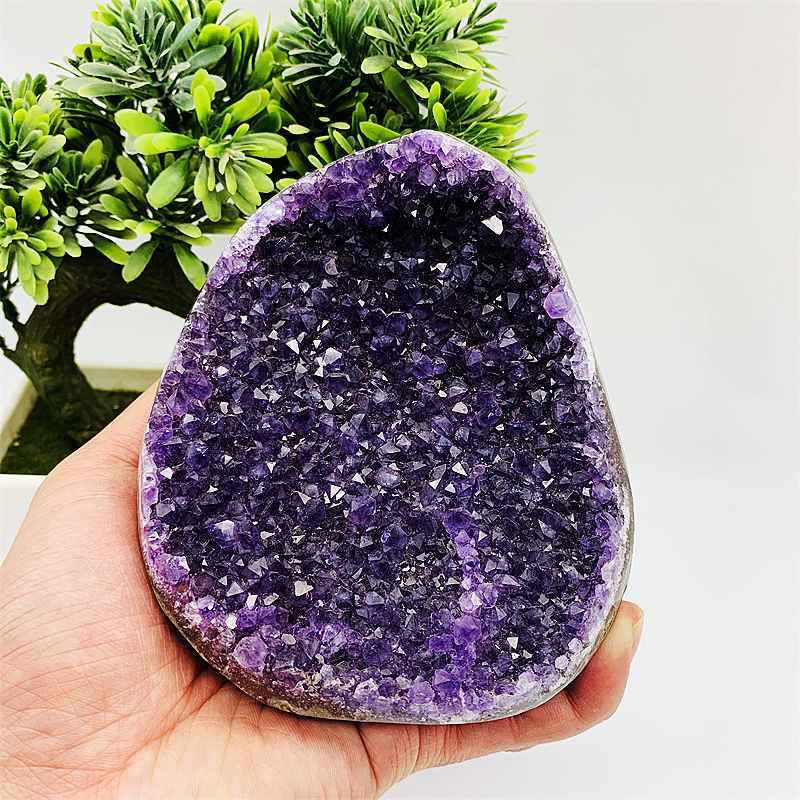 Big Natural Amethyst Crystal Cave Cluster Quartz Druzy Geode Healing Stone US