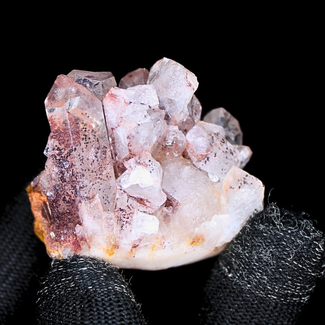 46g Phantom Quartz Crystal Cluster – Rare Mineral Specimen from India