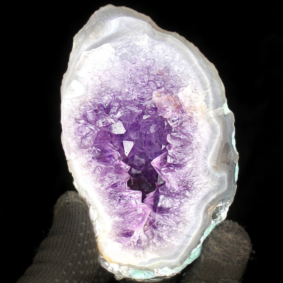 Natural Amethyst Cluster Stone 312g 11x7 cm Deep Purple Healing Crystal