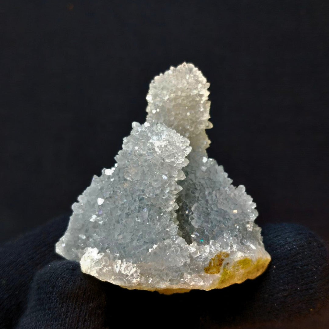 Rainbow Quartz Crystal Cluster 66g Natural Mineral Specimen from India