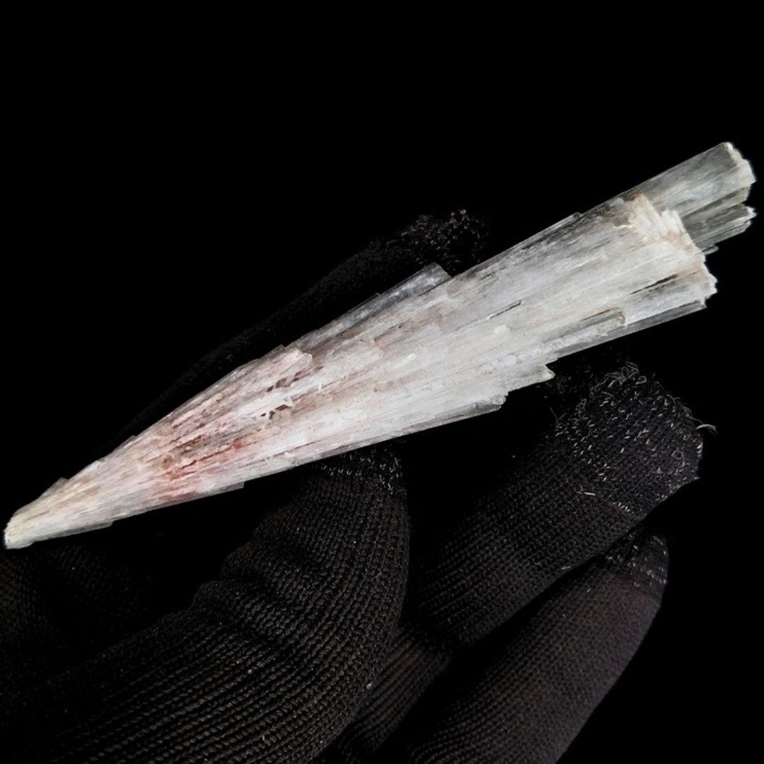 Rare Natural Scolecite Stone Reiki Healing Crystal Home 25g 12x2x1.5cm