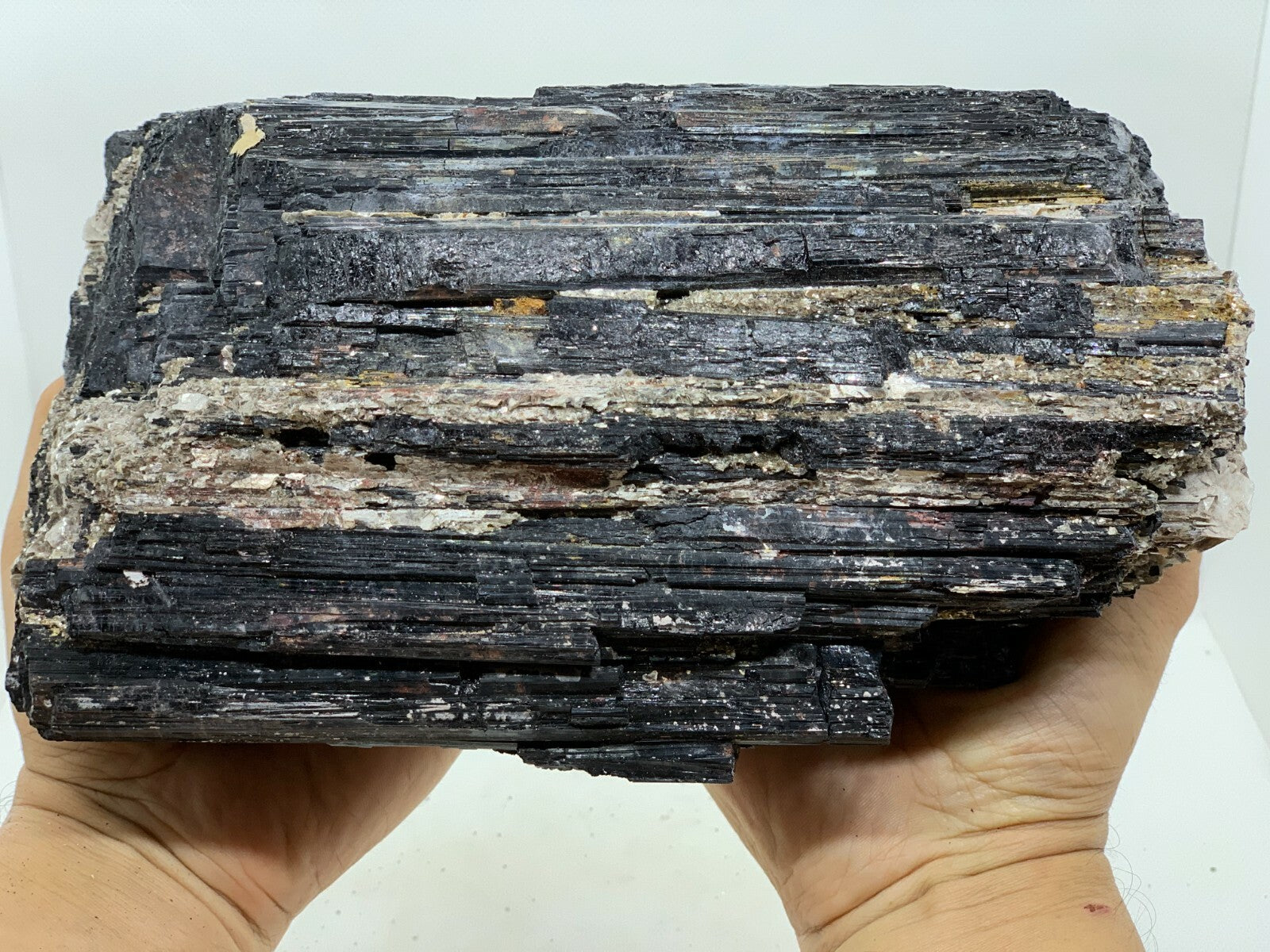 Extra Large Black Tourmaline Chunk / Rod / Log, Natural Rough Black Tourmaline