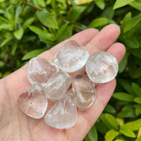 Grade A++ Clear Quartz Tumbled Stones, 0.75"-1.25" Quartz Crystal, Pick How Many