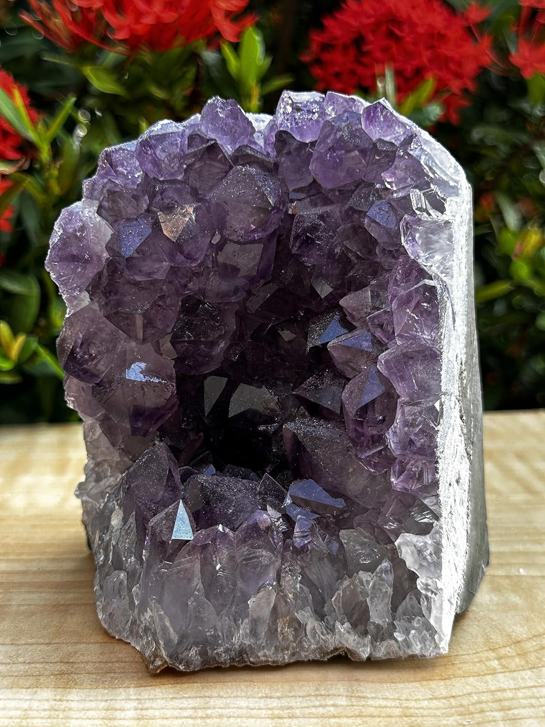 Amethyst Cluster, Amethyst Geode From Uruguay Cut Base, Pick a Size