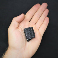 Bulk Extra Grade Natural Rough Black Tourmaline Rods | 8–10 Pc Box Lot