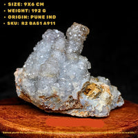 Rare Apophyllite Stilbite Cluster 192g Mineral Specimen India