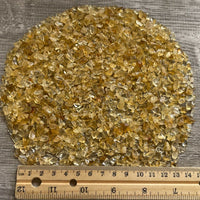 Grade A+++Citrine Semi Tumbled Gemstone Mini Chips 3 - 6 mm, Wholesale Bulk Lot