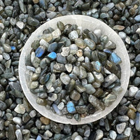 Grade A++ Semi Tumbled Gemstone Mini Chips 3 - 18 mm, Choose From 4 oz to 3 lbs