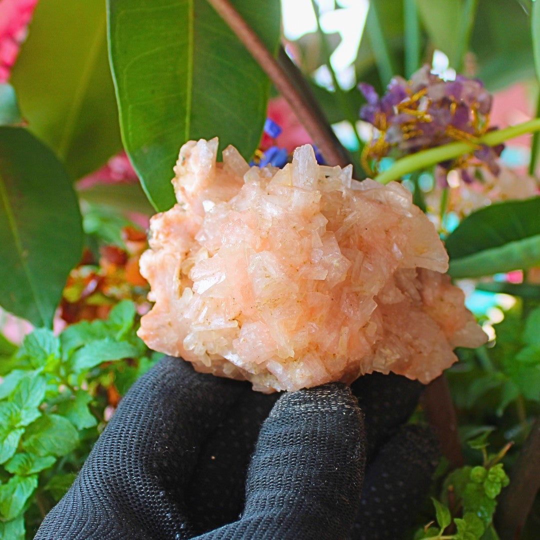 Rare 200g Natural Stilbite & Heulandite on Matrix Mineral Specimen India