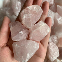 Natural Rough Rose Quartz Crystal Mineral, You Choose Amount